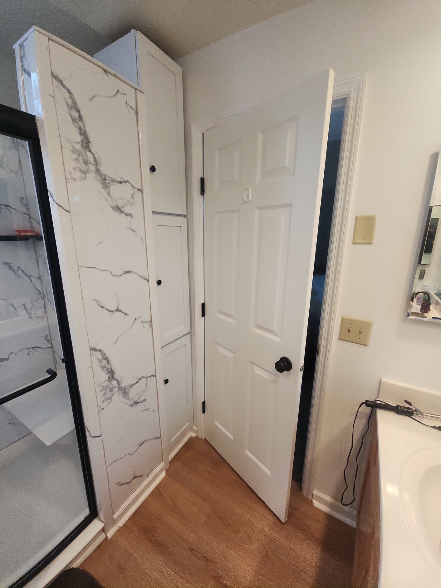 Unfinished Drywall and Missing Storage