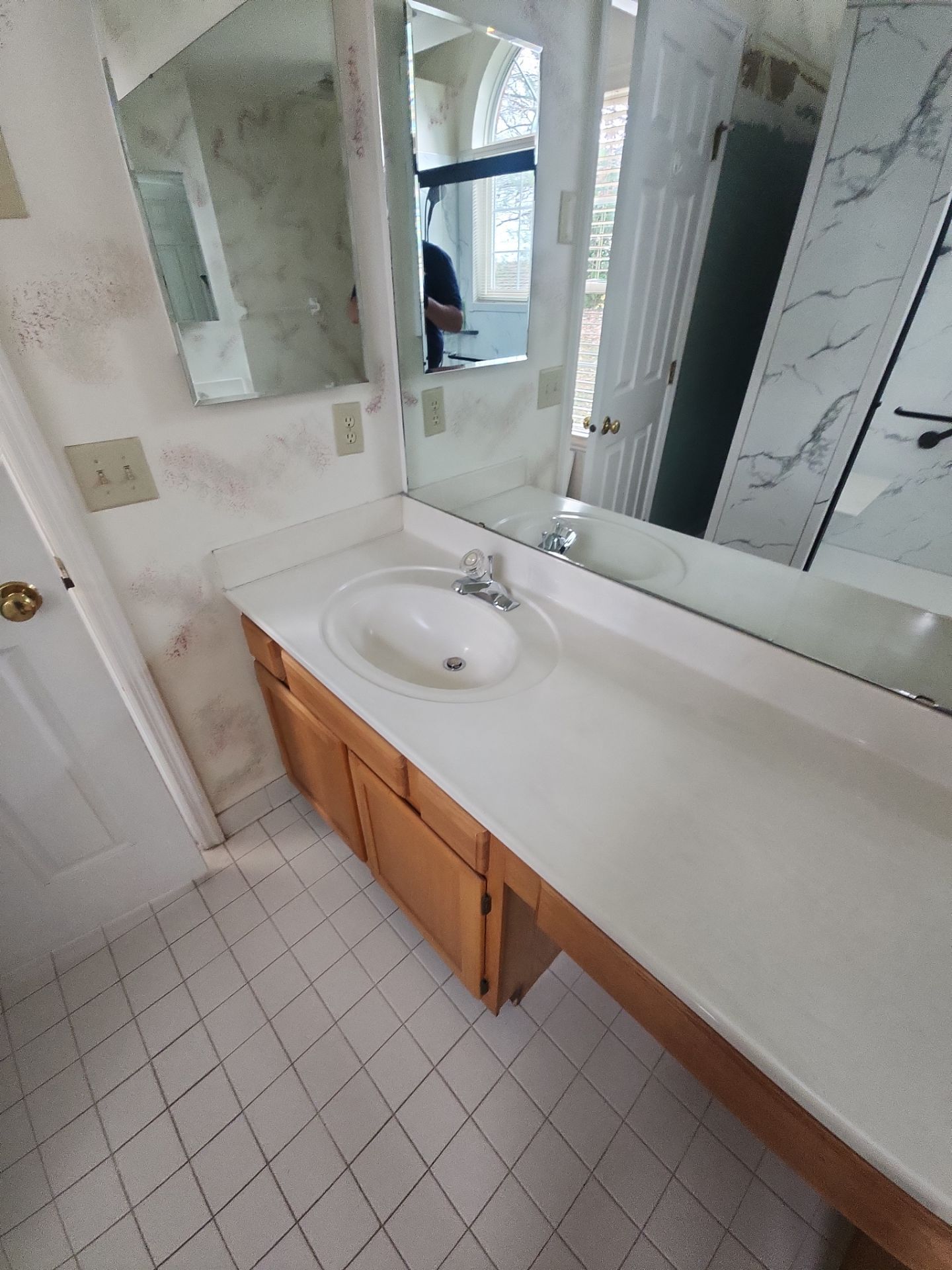 Aged Tile Flooring